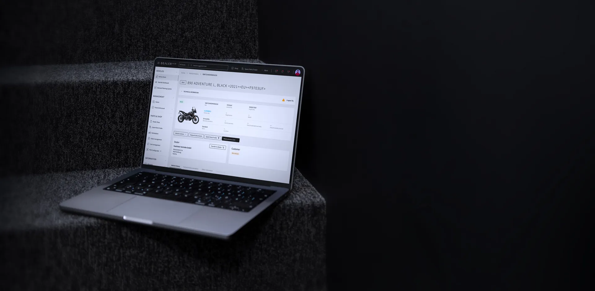 Product catalog view